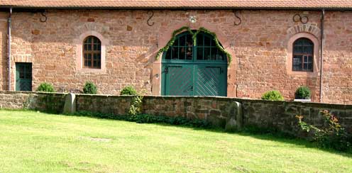 Hundefriedhof im Schloss